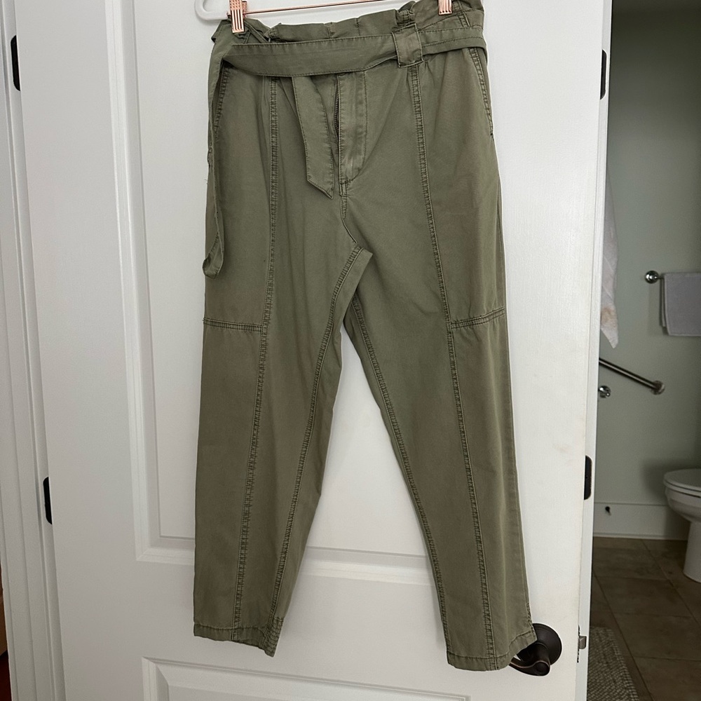 Frame paper bag pants